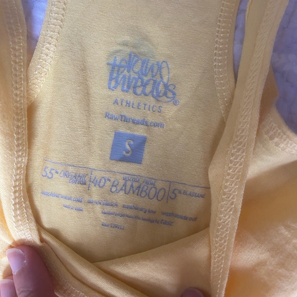 Raw Threads Core Tank- Belle Yellow - Picture 2 of 3